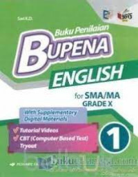 Buku Penilaian Bupena English for SMA / MA  Grade X # 1